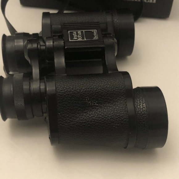 Vintage 60s Bushnell Ensign Binoculars 7x35 Insta Focus Case For Parts Repair - Picture 9 of 16